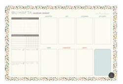 Süresiz Haftalık Planlayıcı - Geometrik Desenli - Paloma Yayınevi