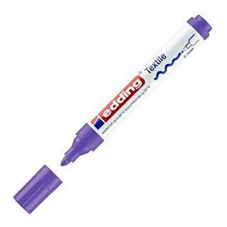 Edding 4500 Tekstil Markörü Fosforlu Mor - 1