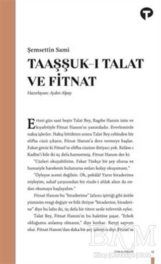 Taaşşuk-ı Talat ve Fitnat - Turkuvaz Kitap