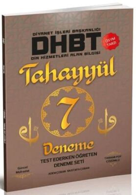 Tahayyül Yayınları Tahayyül DHBT 7 Deneme Çözümlü - 1
