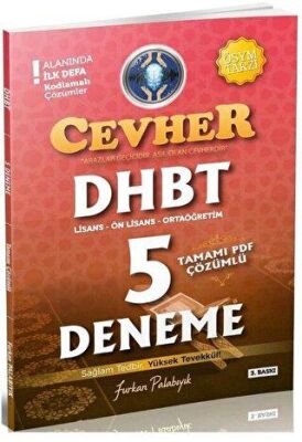 Tahayyül Yayınları Tahayyül DHBT Cevher 5 Deneme PDF Çözümlü - 1