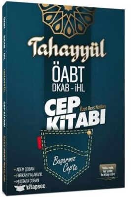 Tahayyül Yayınları ÖABT Din kültürü ve Ahlak Bilgisi Cep Kitabı Özet Ders Notları - 1