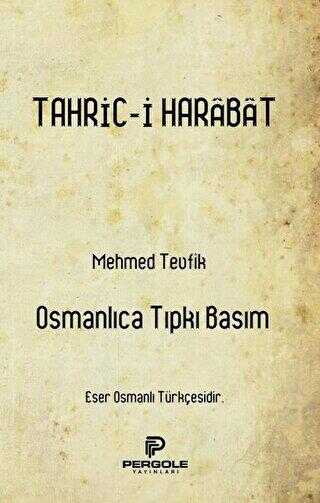 Tahric-i Harabat - Pergole Yayınları