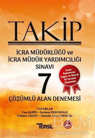 Temsil Kitap Takip İcra Müdürlüğü ve İcra Müdür Yardımcılığı Sınavı Çözümlü 7 Alan Denemesi - Temsil Kitap