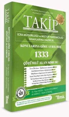 Takip İcra Müdürlüğü ve Müdür Yardımcılığı Sınavı Alan Bilgisi Soru Bankası - 1