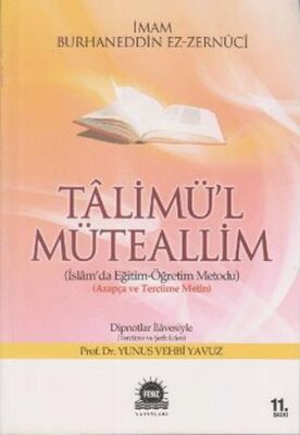 Talimü’l Müteallim - 1