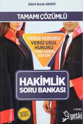 Yetki Yayınları Tamamı Çözümlü Vergi Hukuku, Vergi Usul Hukuku, Türk Vergi Sistemi Hakimlik Soru Bankası - Yetki Yayınları