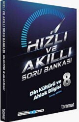 LGS 8. Sınıf Din Kültürü ve Ahlak Bilgisi Hızlı Ve Akıllı Soru Bankası - Tammat Yayıncılık
