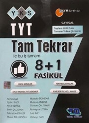 Tandem Yayınları TYT Sayısal Tam Tekrar 8+1 Fasikül - Tandem Yayınları