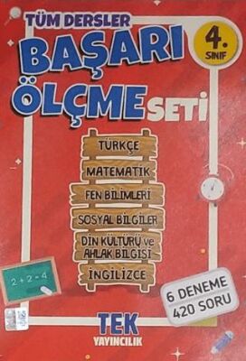 Tek Yayıncılık 4. Sınıf Tüm Dersler Başarı Ölçme Seti - 1