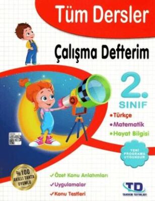 Tandem Yayınları Tüm Dersler Çalışma Defterim 2. Sınıf - 1