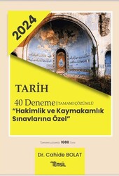 Tarih 40 Deneme Tamamı Çözümlü Hakimlik Ve Kaymakamlık Sınavlarına Özel - Temsil Kitap