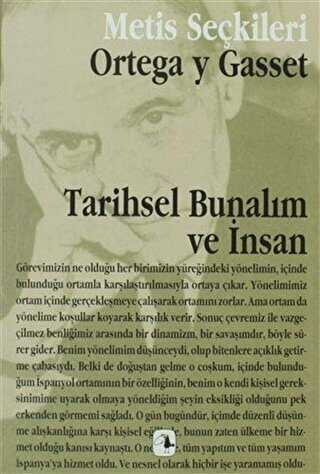 Tarihsel Bunalım ve İnsan - Metis Yayınları