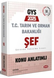 Tarım ve Orman Bakanlığı Şef GYS Konu Anlatımlı - Data Yayınları