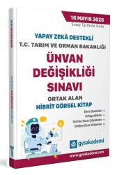 T.C. Tarım ve Orman Bakanlığı Ünvan Değişikliği Sınavı Ortak Konular Yapay Zeka Destekli Görsel Hibr - gysakademi