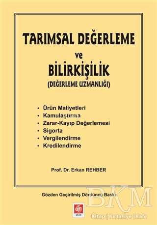 Tarımsal Değerleme ve Bilirkişilik - Ekin Basım Yayın