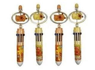 Taros 8381 Unıck Color Halkalı Capybara 10 Renk Tükenmez Kalem - 1