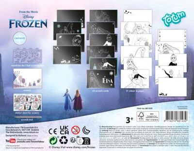 Taros 9280 Disney Frozen Scratch Book - 3