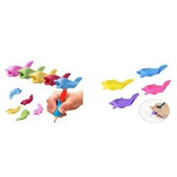 Taros Silikon Balık Şekli Kalem Tutacağı 3Lü - Taros