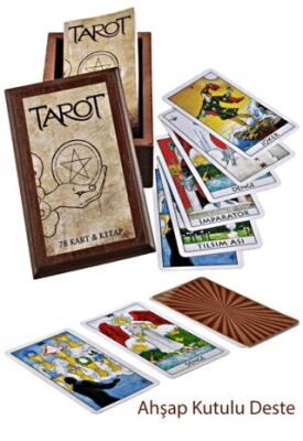 Tarot 78 Kart ve Kitap Ahşap Kutulu kapağı