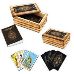 Tarot Oyun Kartı Ahşap Kutulu - Star Oyun