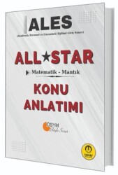 ALES All Star Matematik Mantık Konu Anlatımı - Tasarı Eğitim Yayınları