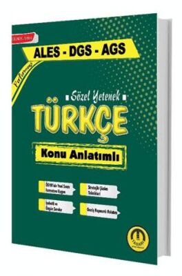 Tasarı Eğitim Yayınları DGS ALES AGS Türkçe Konu Anlatımı - 1