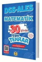 Tasarı Eğitim Yayınları DGS - ALES Matematik 30 Günde Tam Tekrar Soru Bankası - Tasarı Eğitim Yayınları