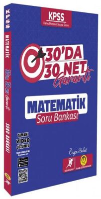 Tasarı Eğitim Yayınları KPSS 30`da 30 Net Garanti Matematik Soru Bankası - 1