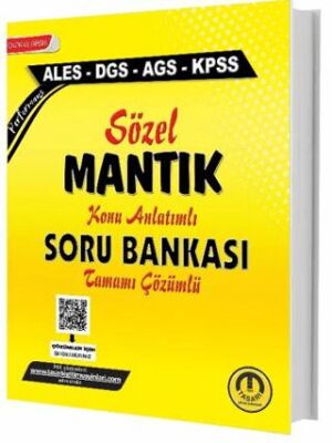 Tasarı Eğitim Yayınları Tüm Sınavlar Sözel Mantık Soru Bankası - 1