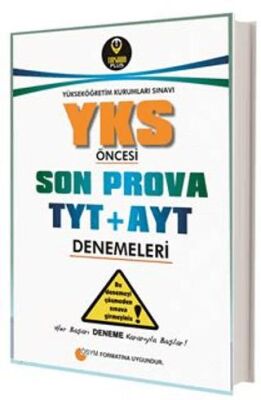 Tasarı Eğitim Yayınları YKS TYT -AYT Son Prova Denemeler - 1