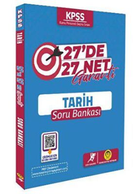 Tasarı Eğitim Yayınları 2024 KPSS Tarih 27 De 27 Net Soru Bankası - 1