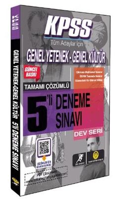 Tasarı Yayıncılık KPSS Genel Yetenek- Genel Kültür 5 Çözümlü Deneme - 1