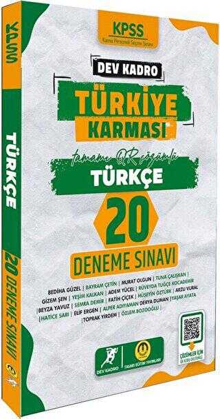 Tasarı Yayıncılık KPSS Türkiye Karması Türkçe 20 Deneme