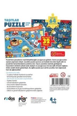 Taşıtlar Puzzle Oyun Seti - 2