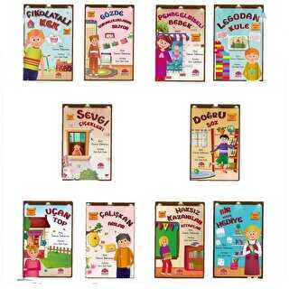 Tatlı mı Tatlı Hikayeler Seti - 10 Kitap Takım - Aktaş Yayıncılık