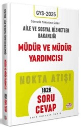 T.C. Aile Ve Sosyal Hizmetler Bakanlığı GYS Müdür Ve Müdür Yardımcısı Soru - Cevap - Editör Yayınevi