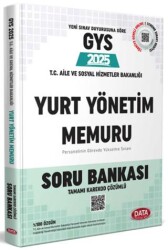 T.C. Aile ve Sosyal Hizmetler Bakanlığı Yurt Yönetim Memuru GYS Soru Bankası Karekod Çözümlü - Data Yayınları