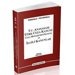 T.C. Anayasası TCK CMK ve İlgili Kanunlar - Savaş Yayınevi