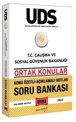 Yargı Yayınevi T.C Çalışma ve Sosyal Güvenlik Bakanlığı UDS Unvan Değişikliği Sınavlarına Yönelik Ortak Konular Konu Özetli Açıklamalı Soru Bankası Yargı Yayınları - 1