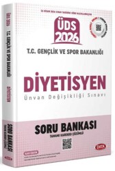 T.C. Gençlik ve Spor Bakanlığı Diyetisyen ÜDS Soru Bankası - Karekod Çözümlü - Data Yayınları