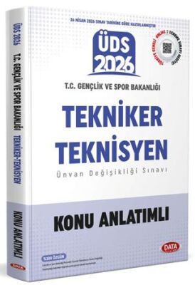 T.C. Gençlik ve Spor Bakanlığı Tekniker - Teknisyen ÜDS Konu Anlatımlı - 1