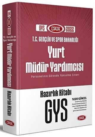 T.C. Gençlik ve Spor Bakanlığı Yurt Müdür Yardımcısı Hazırlık Kitabı - Data Yayınları