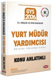 T.C. Gençlik ve Spor Bakanlığı Yurt Müdür Yardımcısı Konu Anlatımlı - Data Yayınları