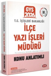 T.C. İçişleri Bakanlığı İlçe Yazı İşleri Müdürü GYS Konu Anlatımlı - Data Yayınları