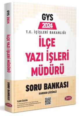 Data Yayınları T.C. İçişleri Bakanlığı İlçe Yazı İşleri Müdürü GYS Soru Bankası - Karekod Çözümlü - 1