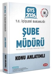 T.C. İçişleri Bakanlığı Şube Müdür GYS Konu Anlatımlı - Data Yayınları