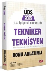 Data Yayınları T.C. İçişleri Bakanlığı Tekniker - Teknisyen GYS - ÜDS Konu Anlatımlı - Data Yayınları