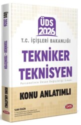 T.C. İçişleri Bakanlığı Tekniker - Teknisyen GYS - ÜDS Konu Anlatımlı - Data Yayınları