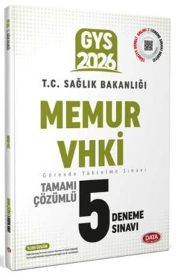 T.C. Sağlık Bakanlığı Memur VHKİ Tamamı Çözümlü 5 Deneme Sınavı - 1